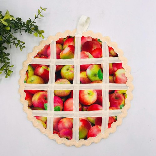 Pie trivet hotpad apple - pie,